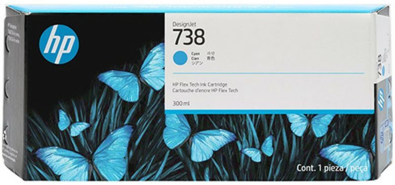 HP 738 (676M6A) - Cyan - Druckerpatrone - Hohe Kapazität