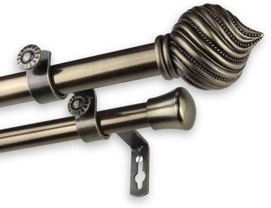 InStyleDesign Mya Adjustable Double Curtain Rod