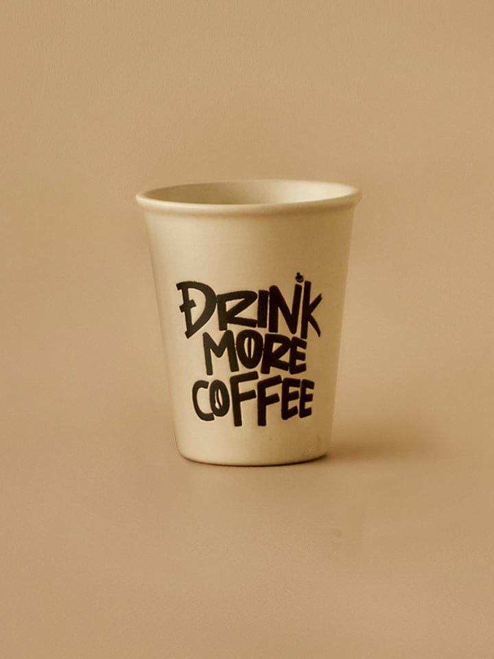 BELLA MAISON Kaffeebecher "Drink Espresso" in Creme - 100 ml - onesize