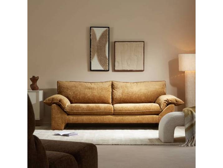 NOUS Living 3-zitsbank Woodstock - cognac