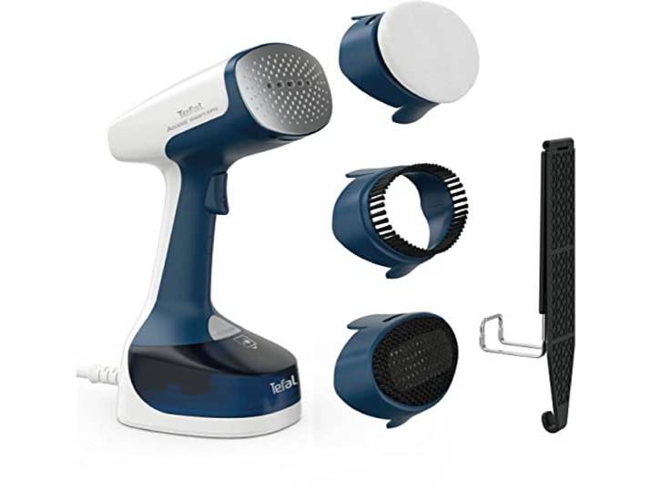Tefal DT7170 Access Steam Easy kledingstomer, 1400 W, Stoomproductie tot 25 g/min., Snelle opwarmtijd van 15 seconden, Ontsmetten, Lichtgewicht, Deurhaak Donkerblauw