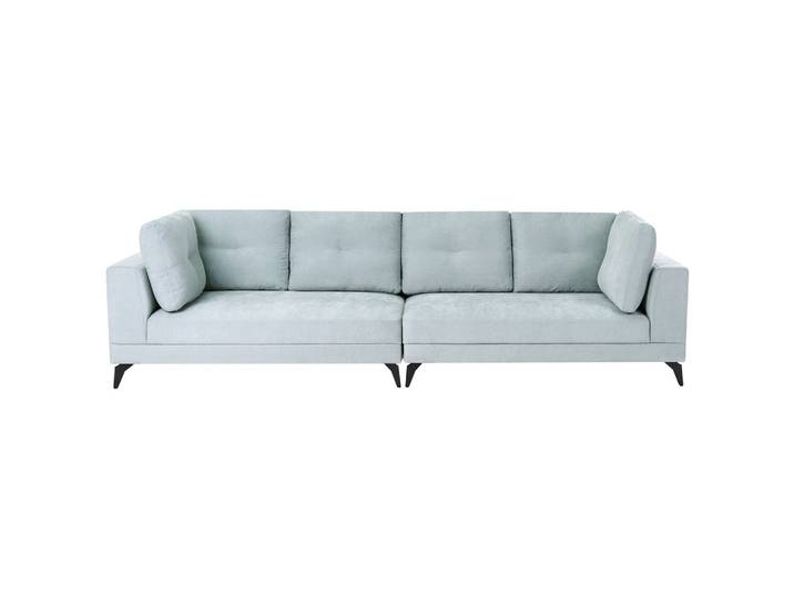 4-SITZER-SOFA Kunstleinen Hellblau Yuri