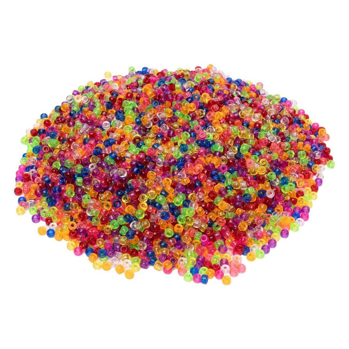 Colorations - Kleine Pony-Perlen - Transparent, 4 x 6 mm, 500 gr. (55623571)