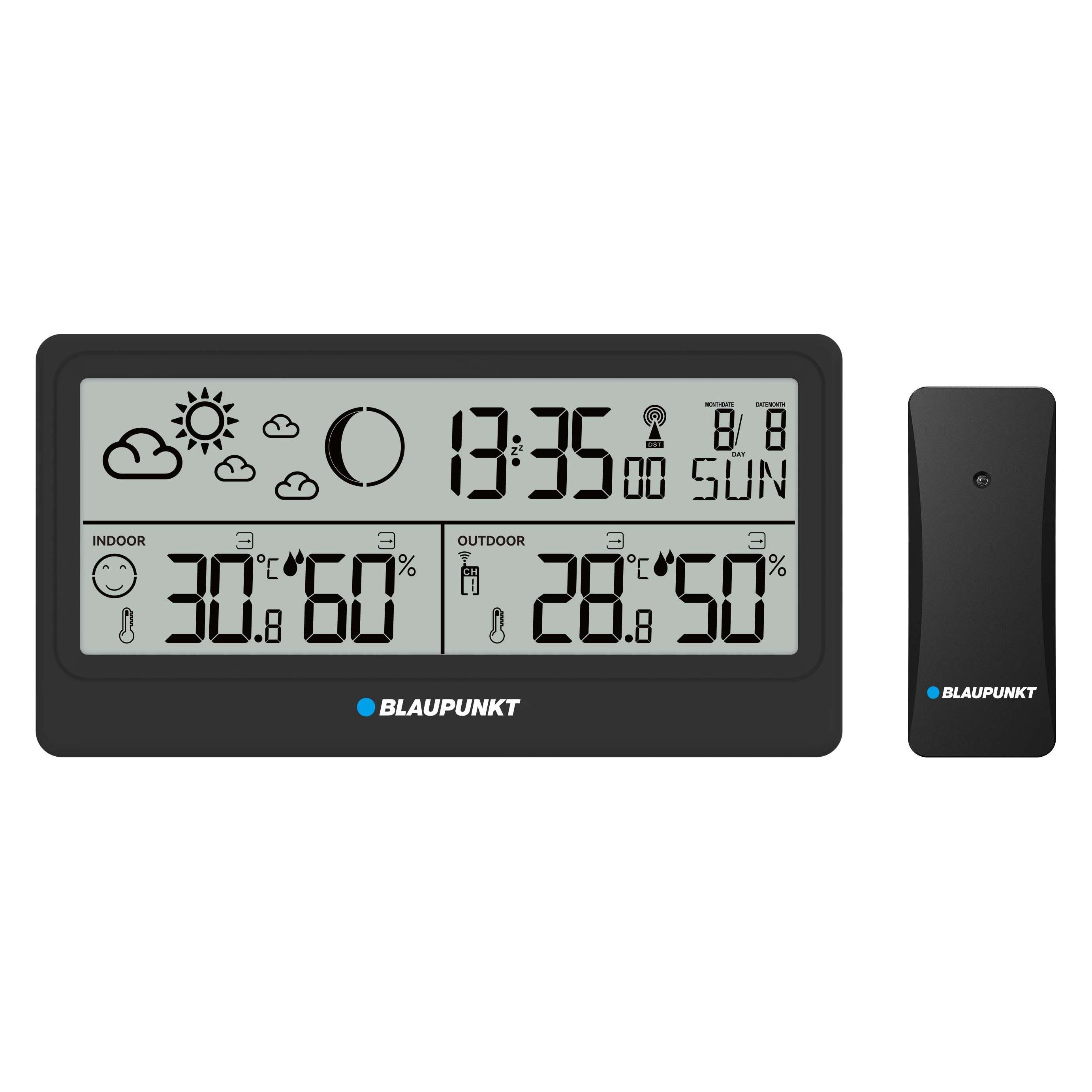 Blaupunkt Stacja pogodowa WS20BK czarna (WS20BK)