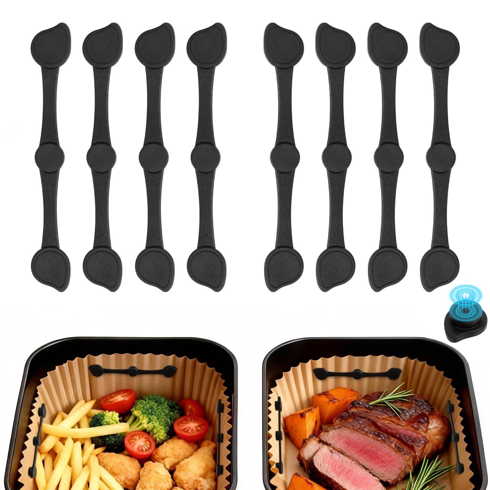 Alyvisun 8 herbruikbare magneten voor bakpapier in de airfryer