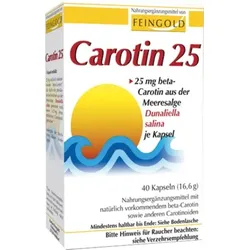 CAROTIN 25 Feingold Kapseln 40 St Kapseln