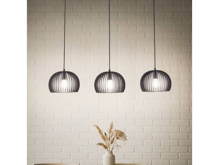 Jusra 3 Suspension Black - Lindby - Salon / séjour - Moderne - Métal - Multi-ampoules