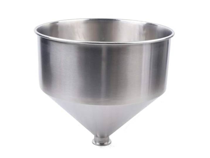 JUWTEEI 10L-50L Abfüllmaschine Trichter, 304 Edelstahl-Abfüllmaschine für Flüssigpaste, Hochleistungs-Trichterabfüllmaschine, Behälterkapazitätswerkzeug (10L, 30L, 50L), 50L, 64mm