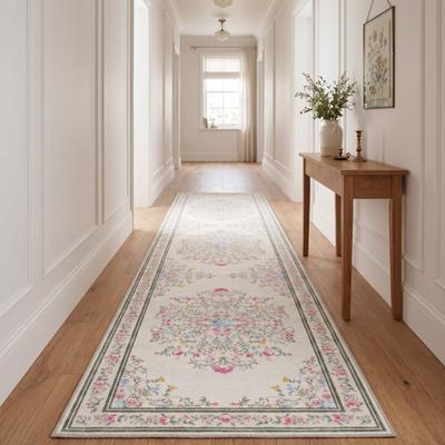 Laura Ashley Printed Washable Velvet Rugs