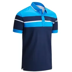 Callaway Golf X Big Stripe Polo blau