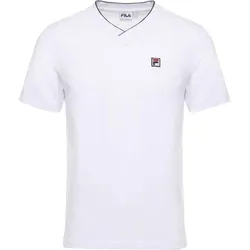 FILA V-Shirt Herren | Gr. L | weiß - weiß