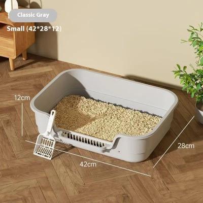 Inspire Essentials PureShield Semi Enclosed Cat Litter Box Large Capacity Cat Toilet 2