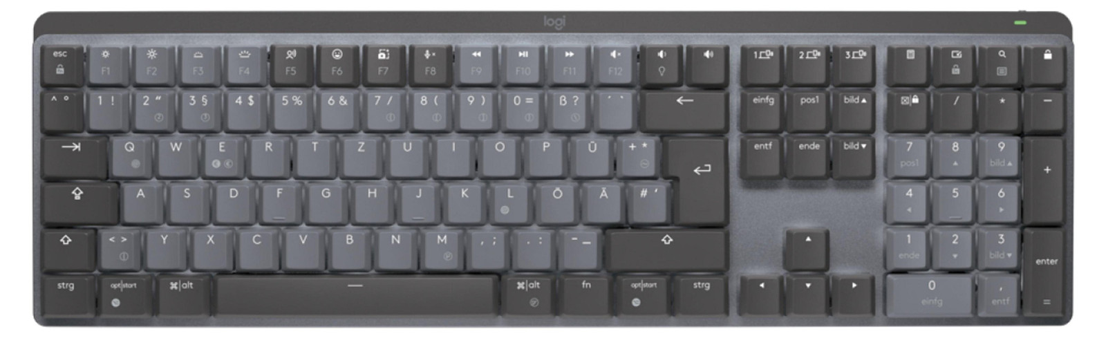 Logitech MX Mechanical draadloos toetsenbord met Bolt-technologie en Bluetooth
