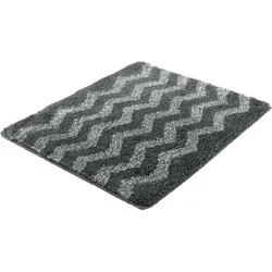 Kleine Wolke Badteppich Zack Schiefer 55x65 cm