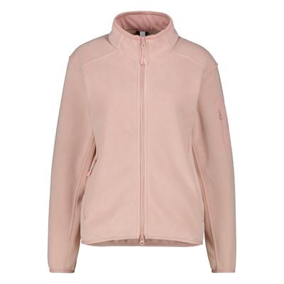 Fleecejacke ALIFE & KICKIN "Damen SagaAK F Fleecejacke, Jacke", Damen, Gr. S, rosa (mineral pink), 100% Polyester, Jacken Fleecejacke, mit Rei§verschlusstasche am Ärmel und Stehkragen