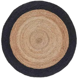 Natura Punto, Badteppich, Teppich aus Jute (90 cm)