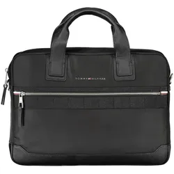 Tommy Hilfiger Elevated Nylon Computer Bag, Notebooktasche, Schwarz