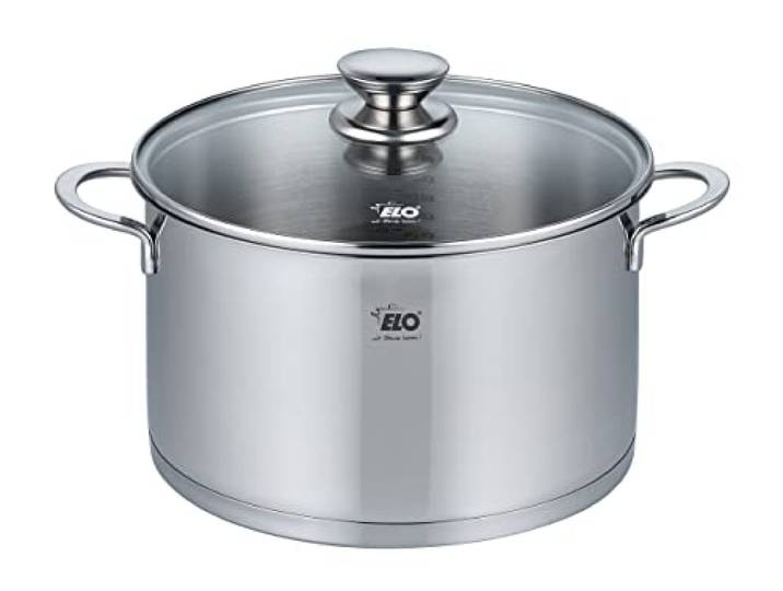 ELO Fleischtopf Galant 24 cm, Edelstahl 18/10 - Induktion, Literskala