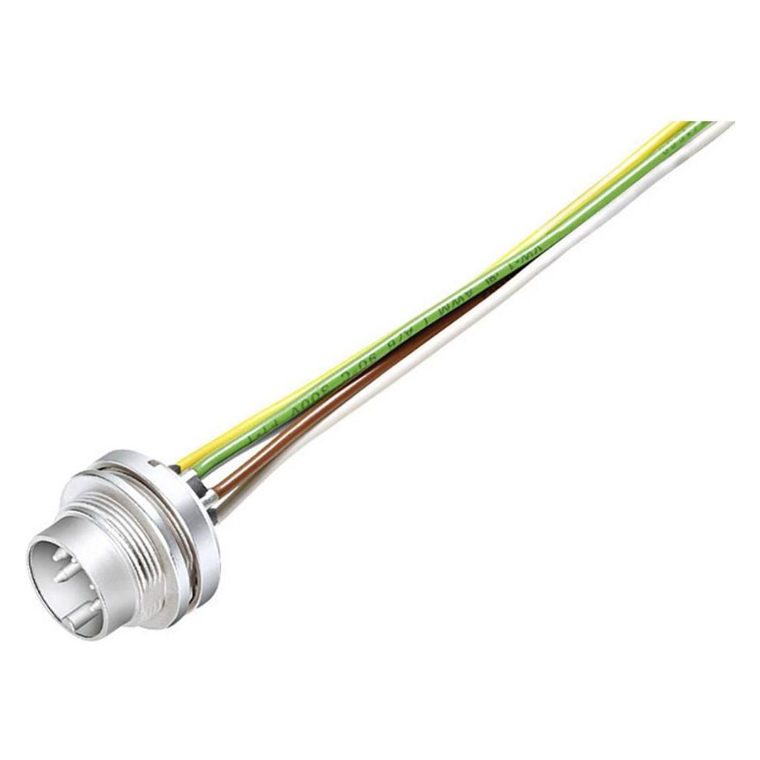 Schubiger Binder 09 0473 702 08 Miniatur-Rundsteckverbinder Flanschstecker Gesamtpolzahl: (09 0473 702 08)