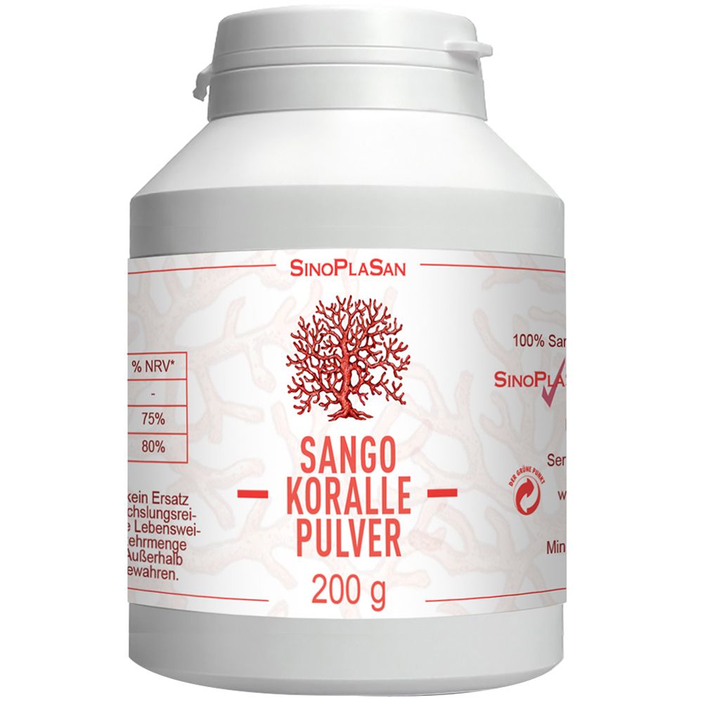 Sango Koralle naturrein Pulver 200 g