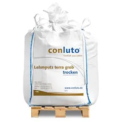 conluto Lehmputz terra grob, trocken - 1,0 t Big Bag