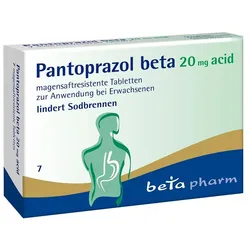 Pantoprazol beta 20 mg acid 7 St