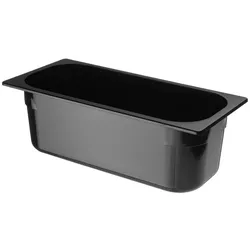 Hendi Eiscreme-Behälter Polycarbonat,5L,Schwarz,360x165x(H)120mm