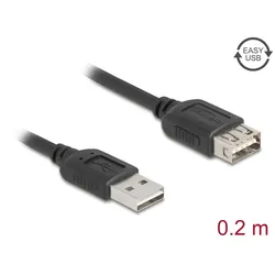 DELOCK USB 2.0 Verlängerungskabel EASY USB Typ-A St