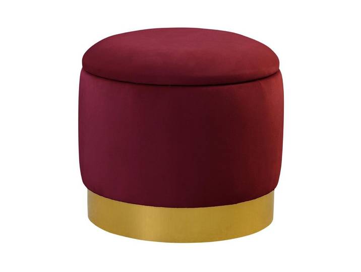 JVmoebel Pouf Moderner roter Sitzhocker mit Polyätherschaum-Polsterung (1-St., Hocker), Made in Europa