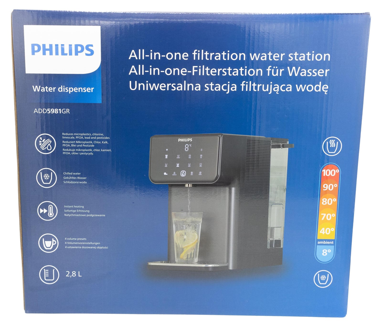 Philips ADD5981GR/10 Water All-IN-ONE waterstation