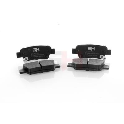 GH Bremsbelagsatz, Scheibenbremse GH-411216 für HONDA