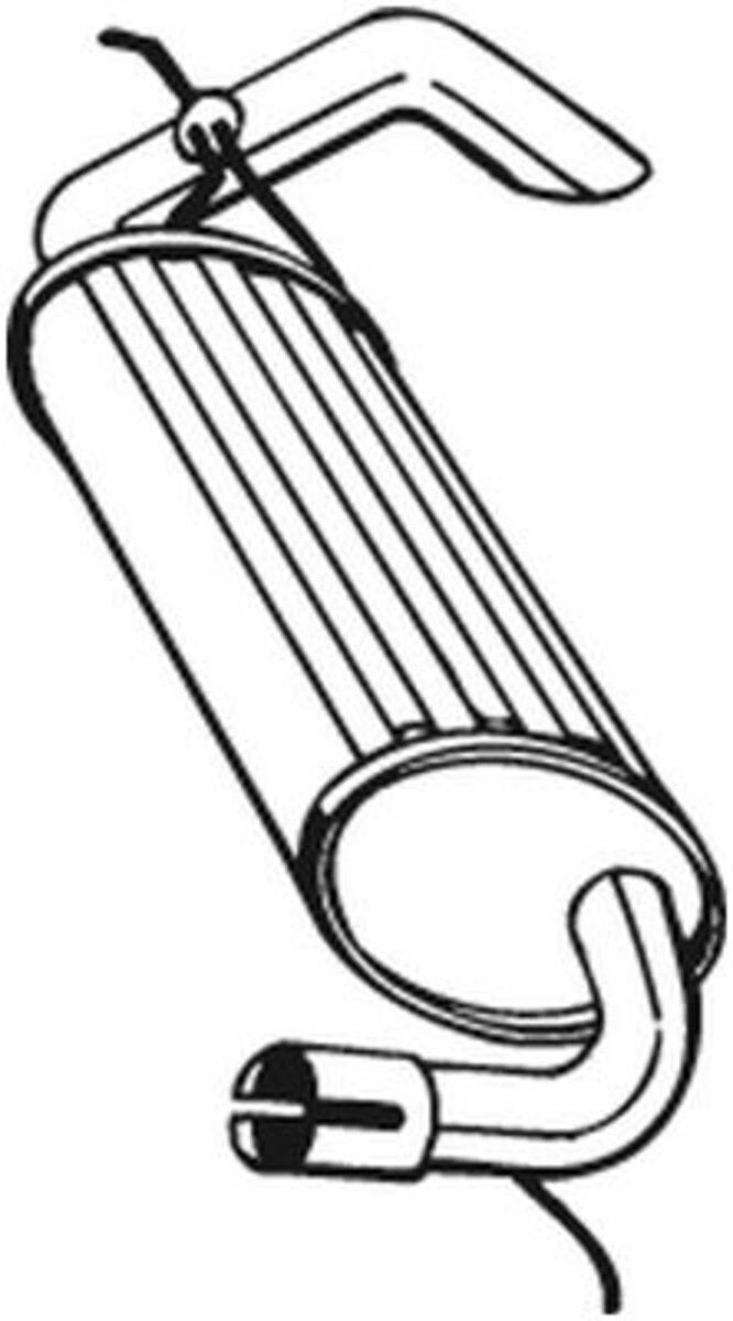 Endschalldämpfer BOSAL 211-393