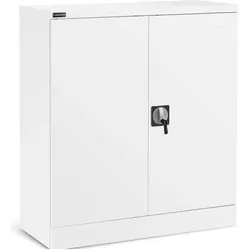 Fromm & Starck, Aktenschrank, Metallschrank 102cm Mehrzweckschrank weiss Aktenschrank abschliessbar Büroschrank (40 x 40 x 102 cm)