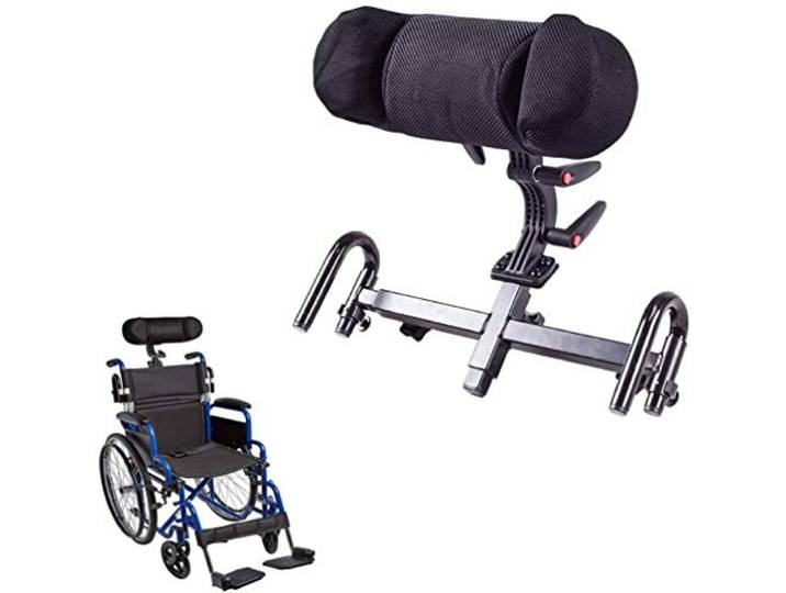 Nackenkissen – Kopfstütze Kissen Universal Rollstuhl Kopfstütze – Verstellbare Nackenstütze Kopfstütze für Rollstuhl, Mobile Töpfchen Stuhl und Reisestuhl