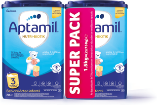 Aptamil Pack Poupança Leite Lactentes 3 2 x 750 gr