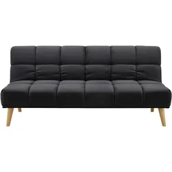 Schlafsofa Alva Schwarz Webstoff