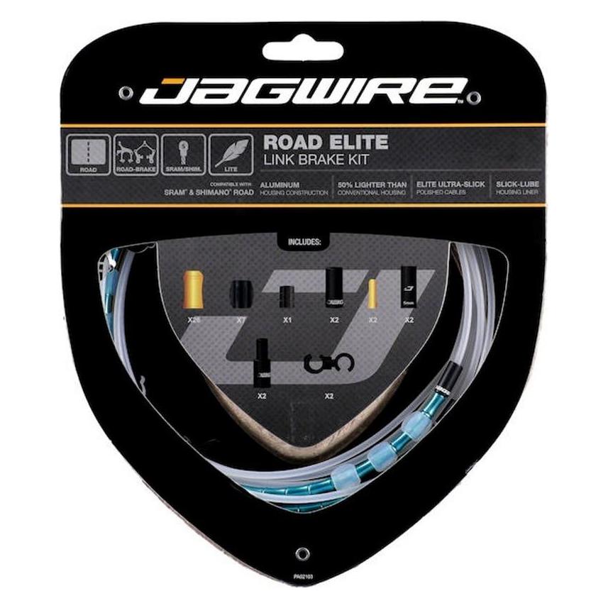 Jagwire RCK706 Road Elite Link Brake Kit, limited celeste (Bremsset) (JA8004.CEL)