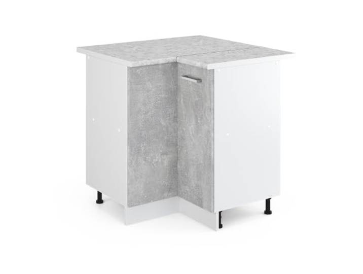 Vicco Eckschrank für Hausrat R-Line, Beton, 75.6 cm