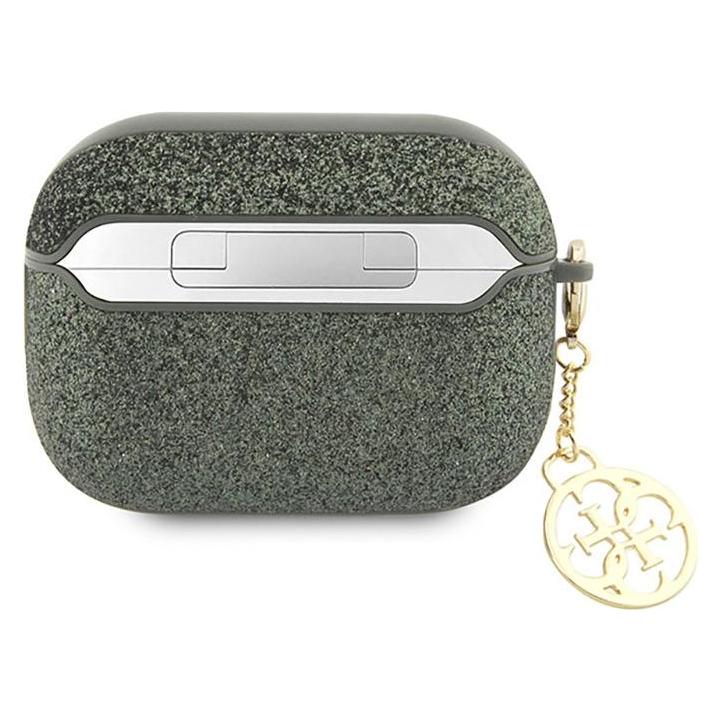 Guess 4G Glitter Flake - Etui AirPods Pro 2 (zielony) (Kopfhörer Hülle) (GUE002653-0)