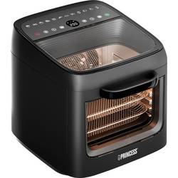 Princess 01.182494.01.001 Heißluft-Fritteuse 12.6 l 1800 W Antihaftbeschichtung, digitaler Timer, Kontrollleuchte Schwarz