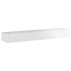 Helloshop26 - Modernes Design Outdoor Pflanzkasten 360 x 80 x 40 cm robust mit offenem Boden aus Edelstahl