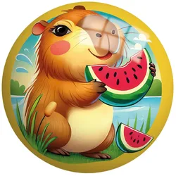 2x John 9zoll/230mm Capybara Vinyl Playball, sor