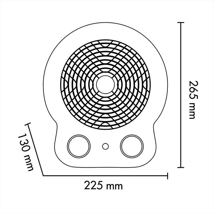 Argo Termoventilatore Dori Ice-bianco