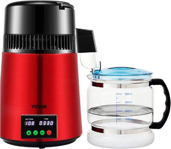 Wasserfilter - 4 Liter - 1L pro Stunde - Touchscreen - Roter - 750W
