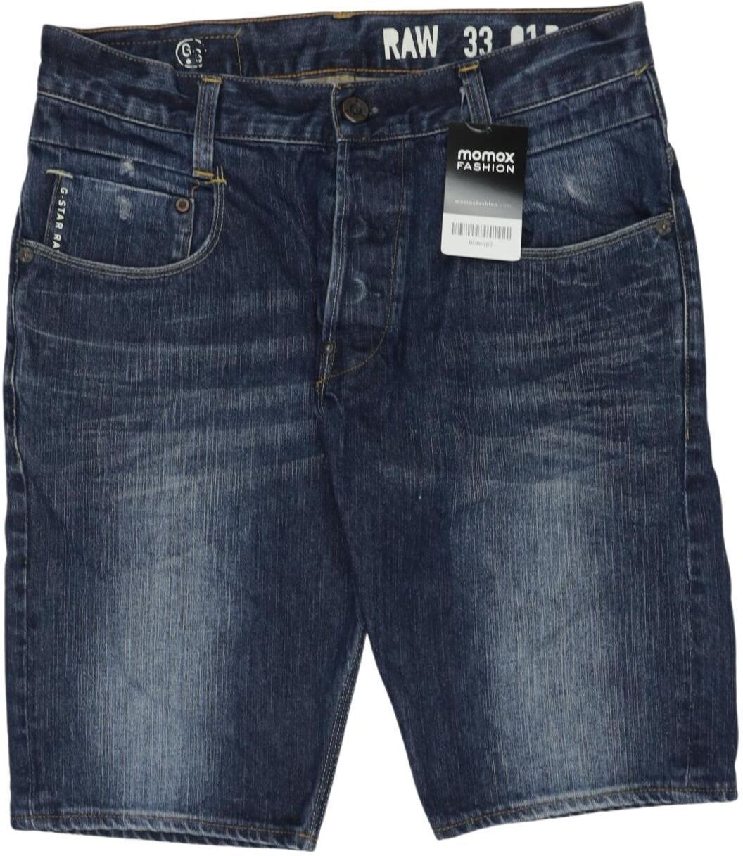 G Star RAW Herren Shorts, Blau, Gr. W29, Baumwolle - Second Hand