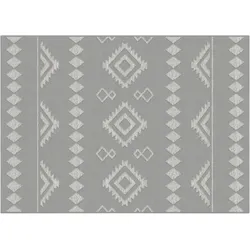 Webteppich  SOHO Rug in a Box , grau , Synthetische Fasern , Maße (cm): B: 200