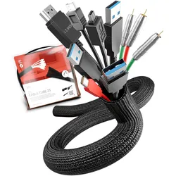 LTC CABLE TUBE 25 Schwarz - 2 m