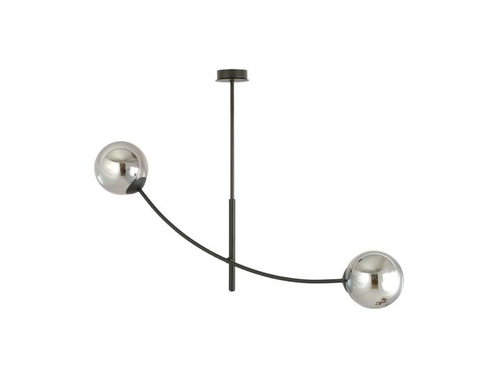 Suspension avec barre verticale orientable et 2 sphères graphite