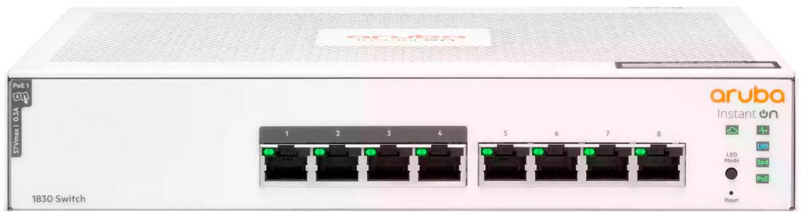 HP Enterprise Aruba Instant On 1830 8G 65W Switch JL811A#ABB voor Europa