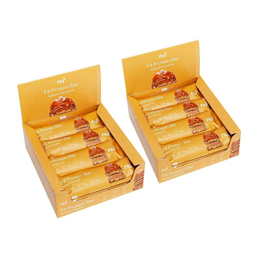 2 x nu3 Fit Protein Bar Salted Caramel 55g 2x12x55 g Riegel